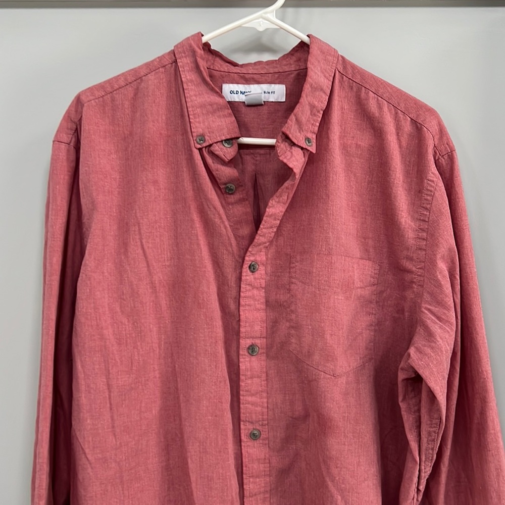 Men’s Old Navy button down slim fit size extra large